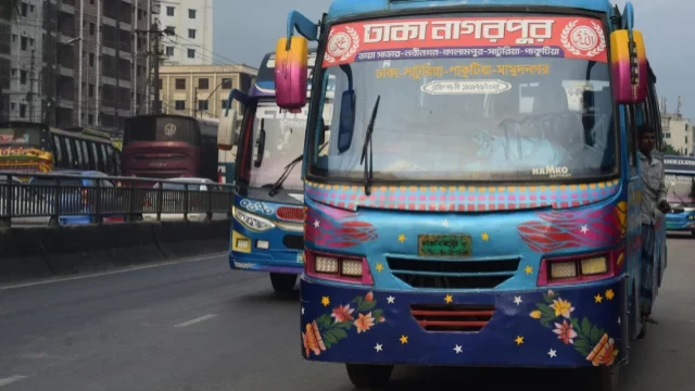 বাস ভাড়া বাড়িয়ে প্রজ্ঞাপন জারি