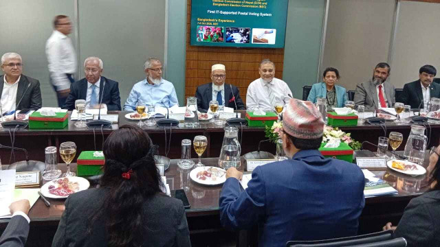 নেপাল নির্বাচন কমিশনের সঙ্গে ইসির বৈঠক, পোস্টাল ভোট নিয়ে আলোচনা