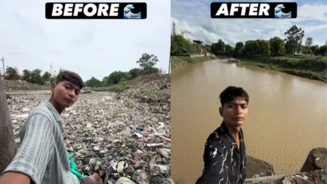 একাই নদী পরিষ্কার করতে নেমে আন্তর্জাতিক প্রতিষ্ঠানে চাকরির প্রস্তাব পেলেন ভারতীয় তরুণ