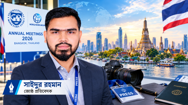আইএমএফের বার্ষিক সভার সংবাদ সংগ্রহে ব্যাংকক যাচ্ছেন সাইদুর রহমান