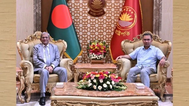রাষ্ট্রপতির সঙ্গে সৌজন্য সাক্ষাৎ করলেন প্রধানমন্ত্রী
