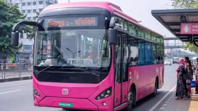 ‘পিংক বাস’ চালু আজ, ঢাকার যেসব রুটে মিলবে সেবা