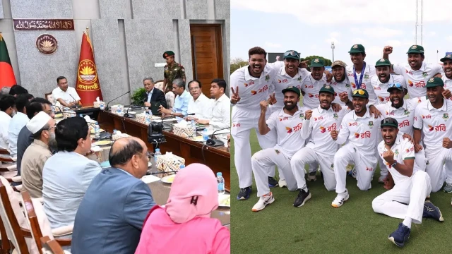 অস্ট্রেলিয়ার মাটিতে ঐতিহাসিক টেস্ট জয়ে বাংলাদেশ দলকে মন্ত্রিসভার অভিনন্দন