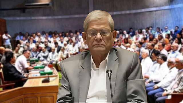রাষ্ট্রপতি প্রার্থী মির্জা ফখরুলের আবেগঘন বিদায়, এমপিদের কাছে চাইলেন ভোট