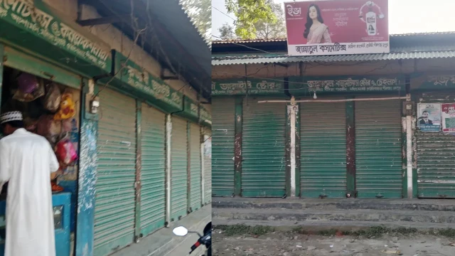 মহিলা মার্কেটে নারীরাই অনুপস্থিত, দোকান দখলে পুরুষ