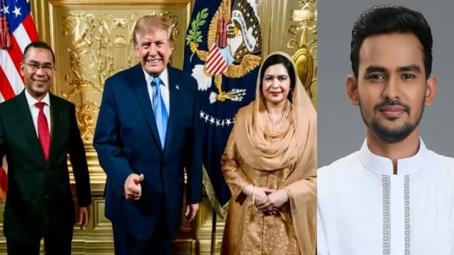 ট্রাম্পের সঙ্গে প্রধানমন্ত্রীর ছবি নিয়ে পোস্ট, পরে সরিয়ে নিলেন আসিফ মাহমুদ