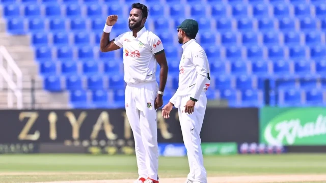 হাসানের হ্যাটট্রিক ও এবাদতের দাপটে ২৪০ রানেই শেষ আফগানিস্তান, এগিয়ে বাংলাদেশ