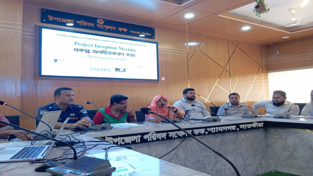 শ্যামনগরে জলবায়ু সহনশীলতা বৃদ্ধিতে প্রকল্প পরিচিতি সভা অনুষ্ঠিত