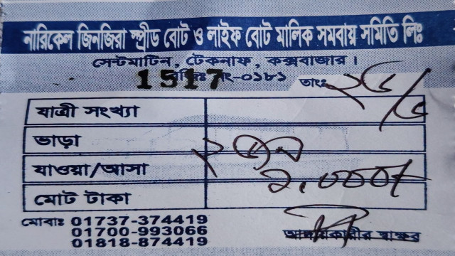 সেন্টমার্টিন রুটে অতিরিক্ত স্পিডবোট ভাড়ার অভিযোগ, ভোগান্তিতে বাসিন্দা ও পর্যটক