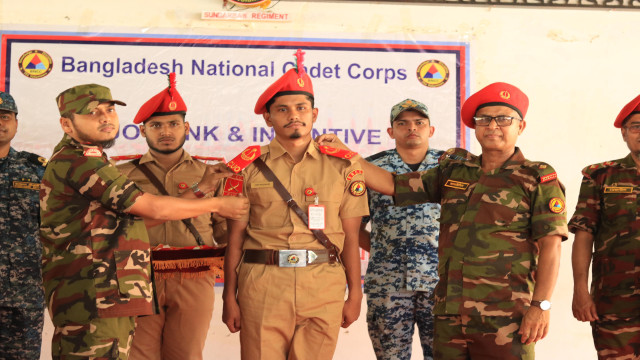 ইবি বিএনসিসি সেনা শাখার নতুন সিইউও মোসাদ্দেক হোসেন