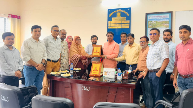 ইবির সাংবাদিকতা বিভাগের নতুন সভাপতি তন্ময় সাহা জয়ের দায়িত্ব গ্রহণ